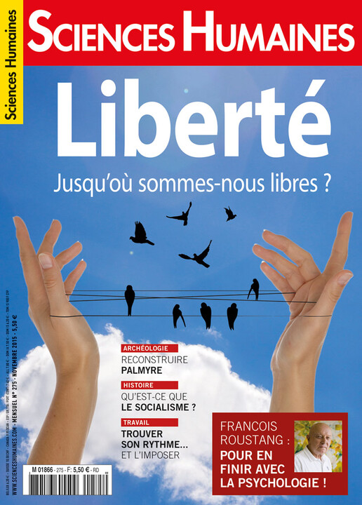 Couverture Mensuel Sciences Humaines n°275 : Liberté : jusqu'où sommes-nous libres ?