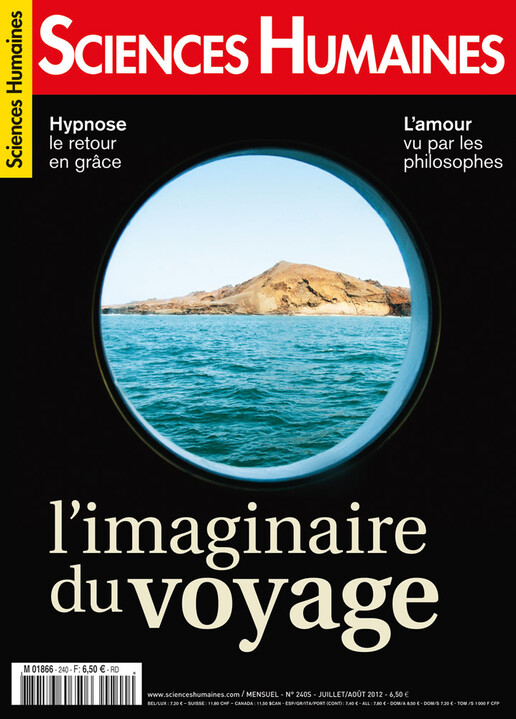 Couverture Mensuel Sciences Humaines n°240 : L'imaginaire du voyage