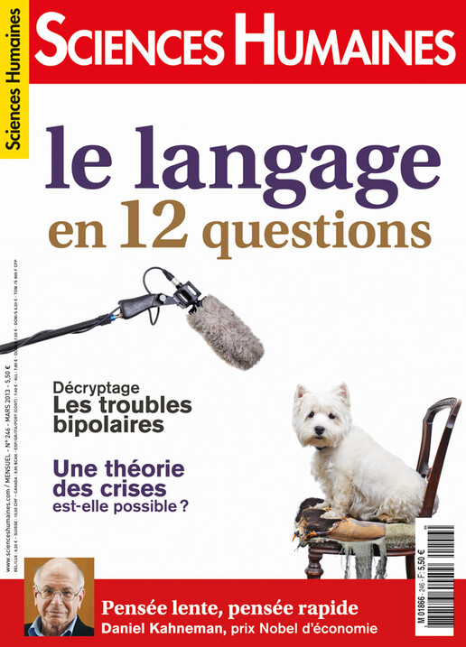 Couverture Mensuel Sciences Humaines n°246 : Le langage en 12 questions