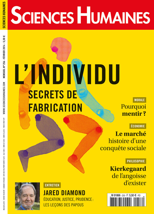 Couverture Mensuel Sciences Humaines n°256 : L'individu, secrets de fabrication