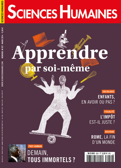 Couverture Mensuel Sciences Humaines n°257 : Apprendre par soi-même