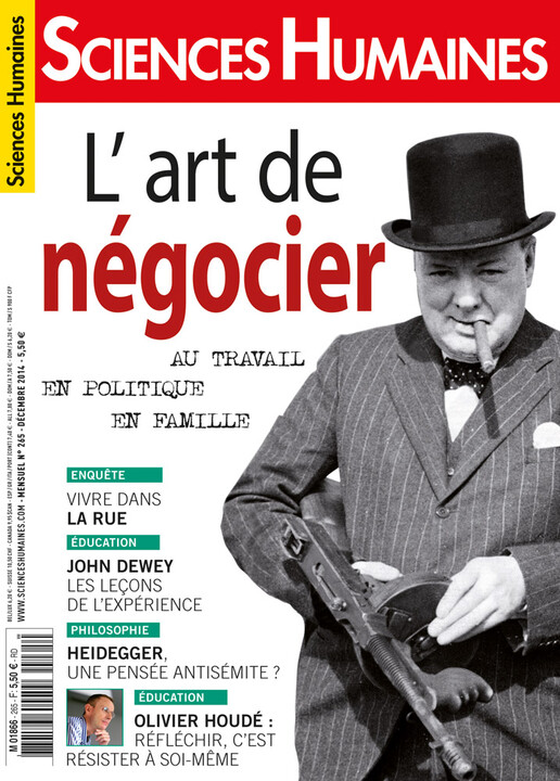 Couverture Mensuel Sciences Humaines n°265 : L'art de négocier