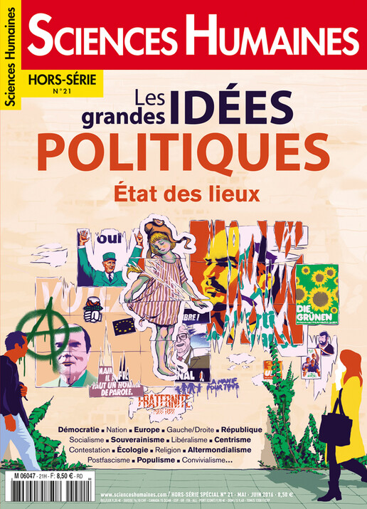 Couverture Hors-séries Sciences Humaines n°21 : Les grandes idées politiques
