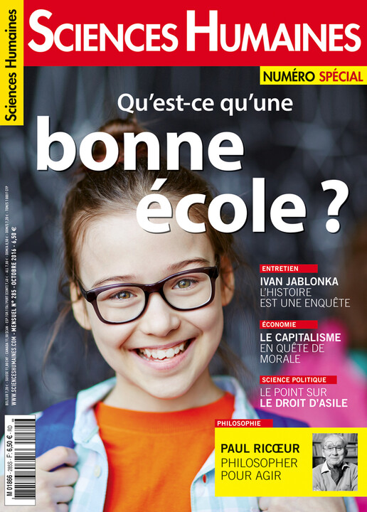 Couverture Mensuel Sciences Humaines n°285 : Qu'est-ce qu'une bonne école ?