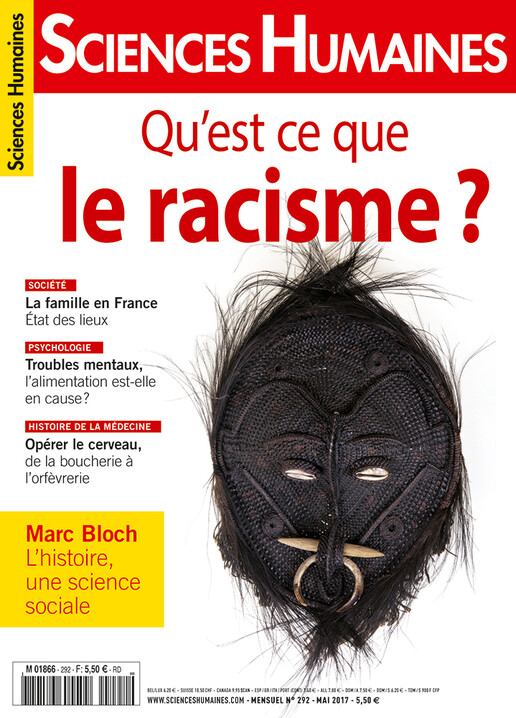 Couverture Mensuel Sciences Humaines n°292 : Qu'est-ce que le racisme ?