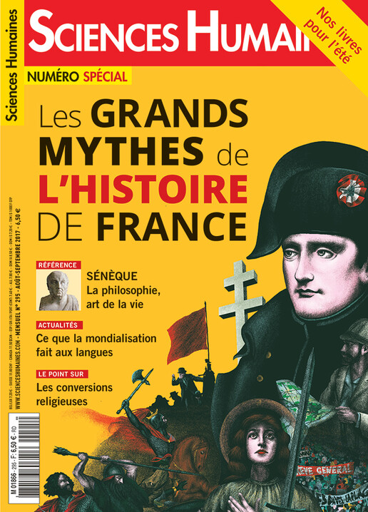 Couverture Mensuel Sciences Humaines n°295 : Les grands mythes de l'histoire de France