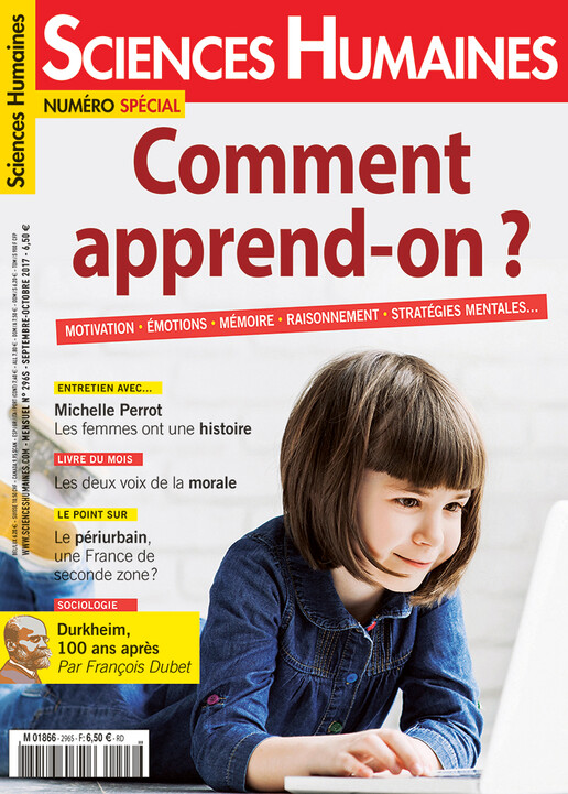 Couverture Mensuel Sciences Humaines n°296 : Comment apprend-on ?