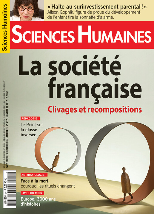 Couverture Mensuel Sciences Humaines n°297 : La société française, clivages et recompositions