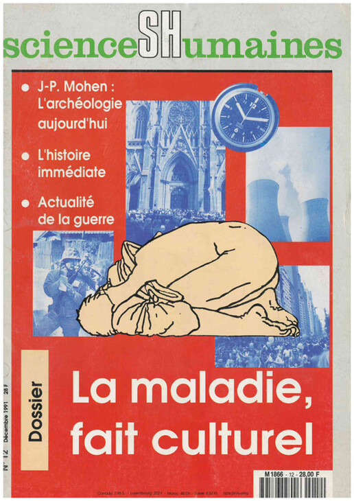 Couverture Mensuel Sciences Humaines n°12 : La maladie, fait culturel