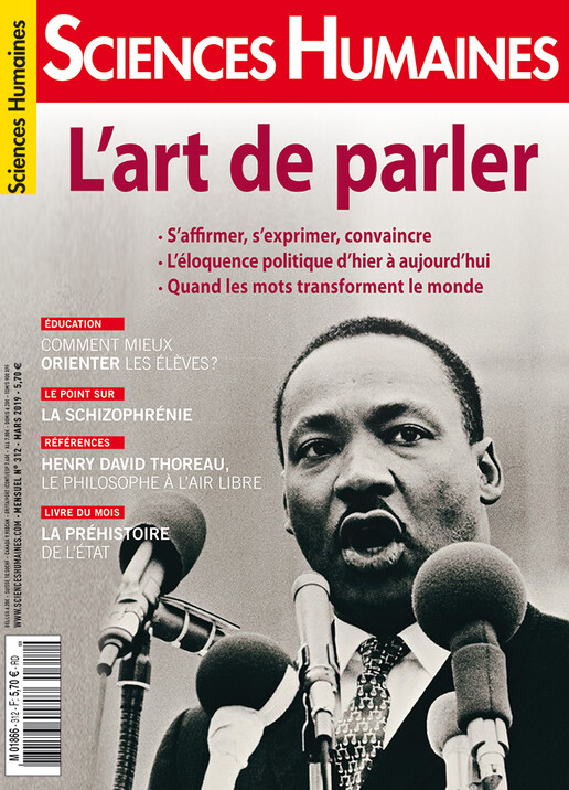 Couverture Mensuel Sciences Humaines n°312 : L'art de parler