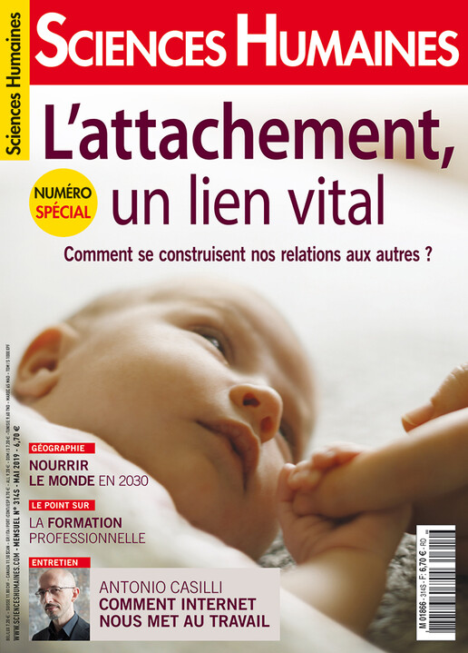 Couverture Mensuel Sciences Humaines n°314 : L'attachement, un lien vital