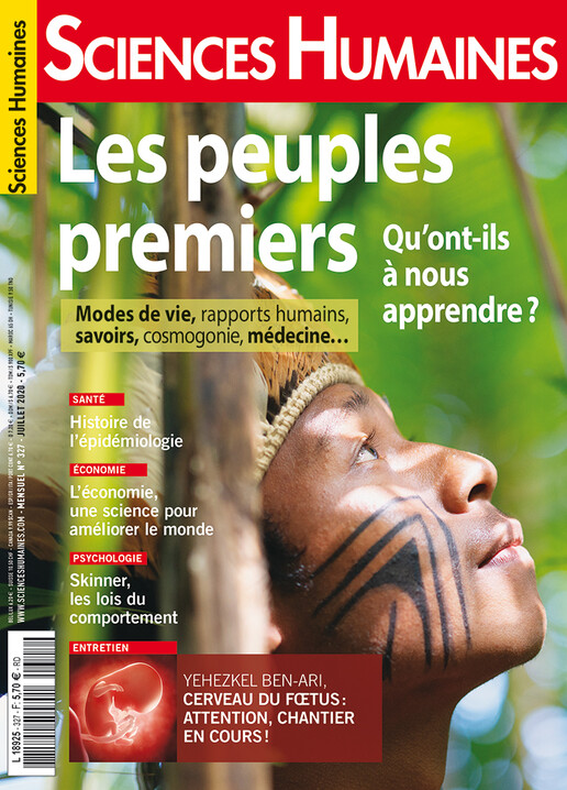 Couverture Mensuel Sciences Humaines n°327 : Les peuples premiers