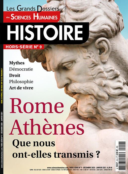 Couverture Hors-séries Grands Dossiers n°9 : Rome Athènes Que nous ont-elles transmis ?