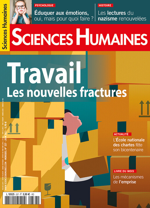 Couverture Mensuel Sciences Humaines n°337 : Travail Les nouvelles fractures