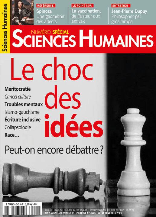 Couverture Mensuel Sciences Humaines n°340 : Le choc des idées