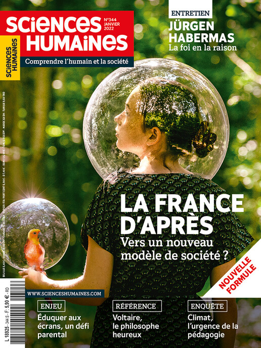 Couverture Mensuel Sciences Humaines n°344 : La France d'après Vers un nouveau modèle de société ?