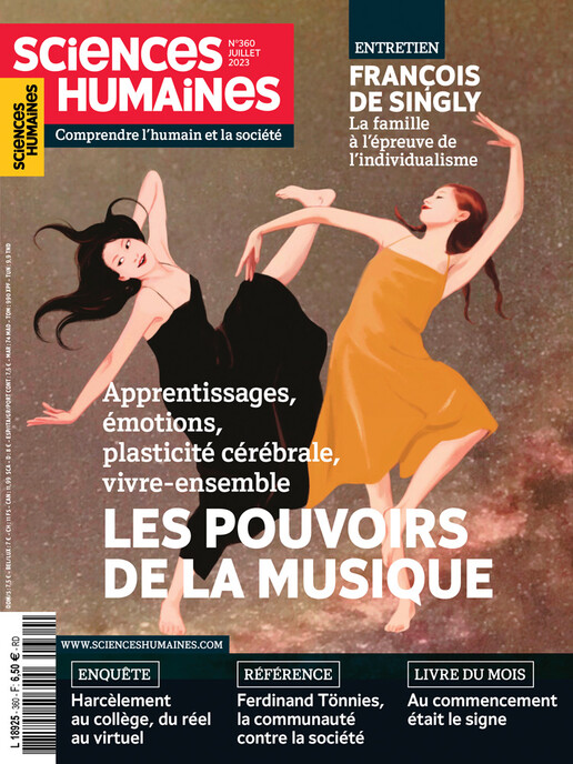 Couverture Mensuel Sciences Humaines n°360 : Les pouvoirs de la musique