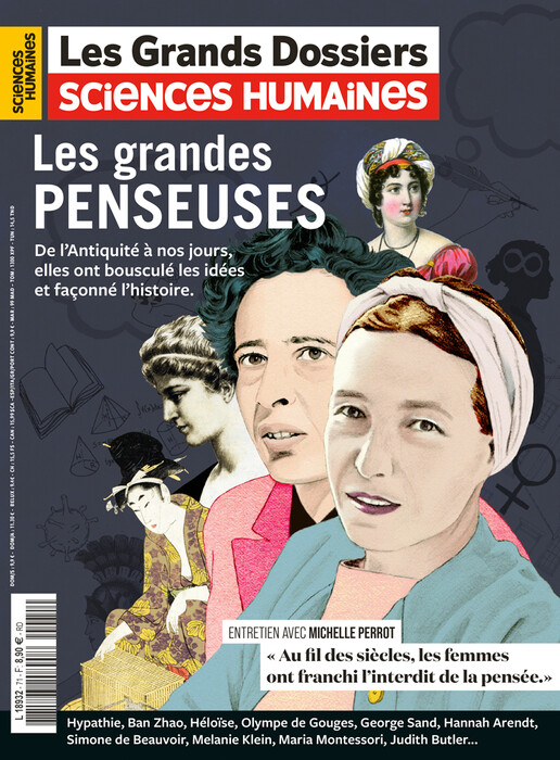 Couverture Grands Dossiers n°71 : Les grandes penseuses De l'Antiquité à nos jours, elles ont bousculé les idées et façonné l'histoire
