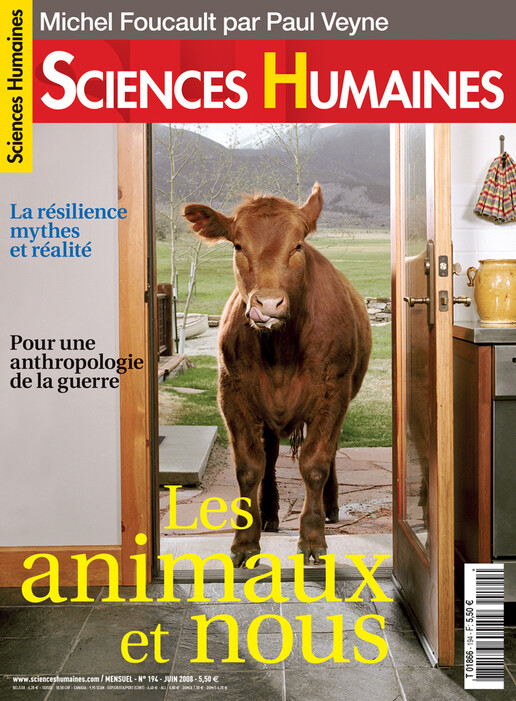 Couverture Mensuel Sciences Humaines n°194 : Les animaux et nous