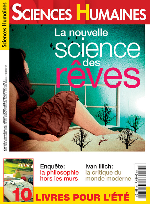 Couverture Mensuel Sciences Humaines n°207 : La nouvelle science des rêves