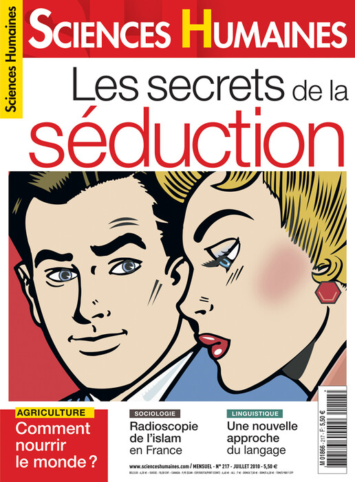 Couverture Mensuel Sciences Humaines n°217 : Les secrets de la séduction