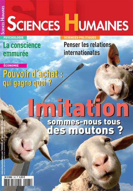 Couverture Mensuel Sciences Humaines n°183 : Imitation : sommes-nous tous des moutons ?