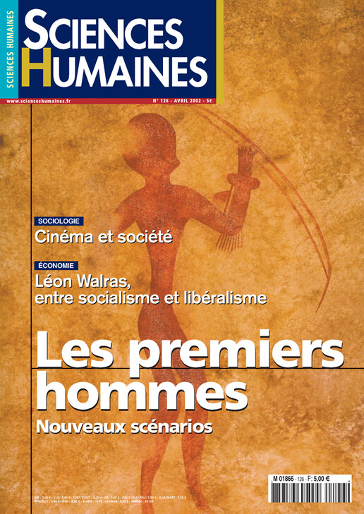 Couverture Mensuel Sciences Humaines n°126 : Du nouveau sur les premiers hommes