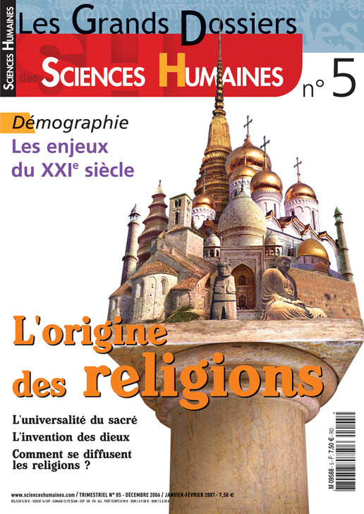 Couverture Grands Dossiers n°5 : L'origine des religions