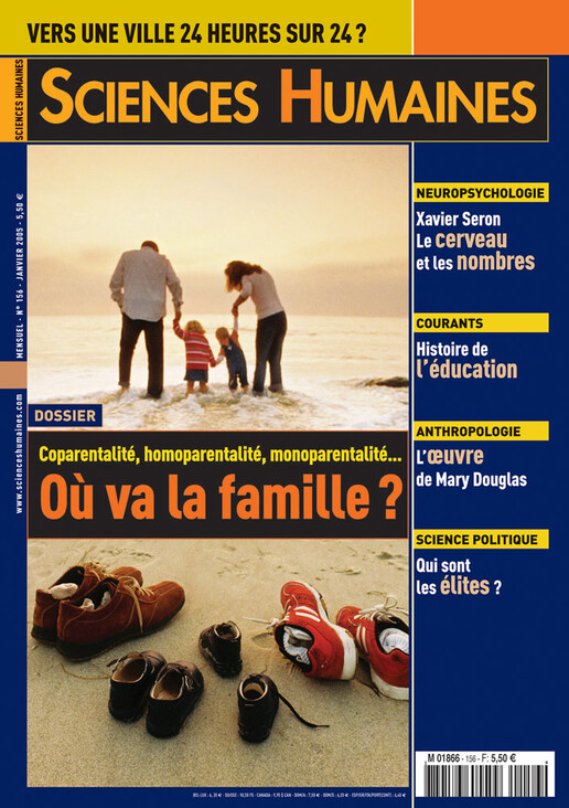 Couverture Mensuel Sciences Humaines n°156 : Où va la famille ?