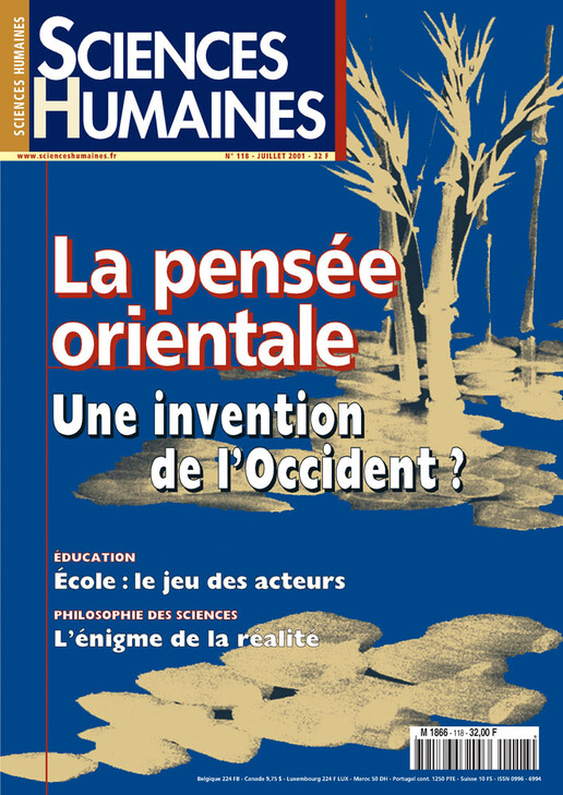 Couverture Mensuel Sciences Humaines n°118 : La pensée orientale. Une invention de l'Occident ?