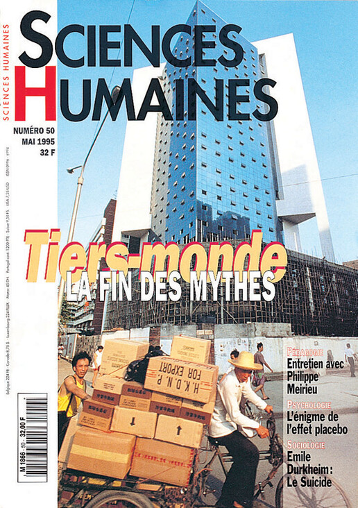 Couverture Mensuel Sciences Humaines n°50 : Tiers-monde, la fin des mythes