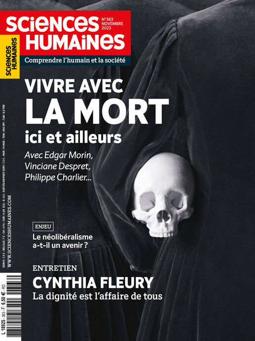 Couverture Mensuel Sciences Humaines n°363 : Vivre avec la mort