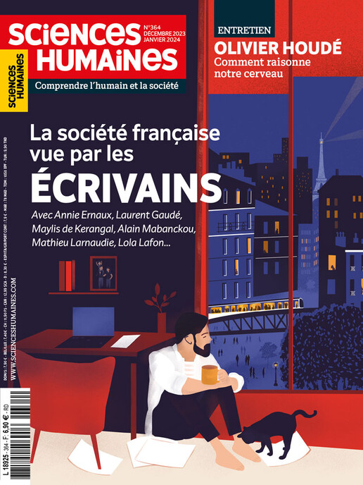 Couverture Mensuel Sciences Humaines n°364 : La société française vue par les écrivains