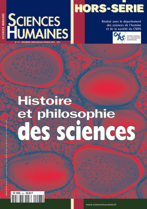 Couverture Hors-séries (ancienne formule) n°31 : Histoire et philosophie des sciences