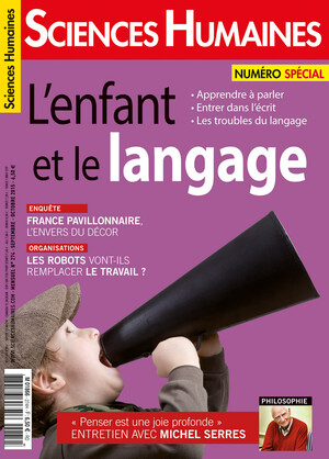 Couverture Mensuel Sciences Humaines n°274 : L'enfant et le langage