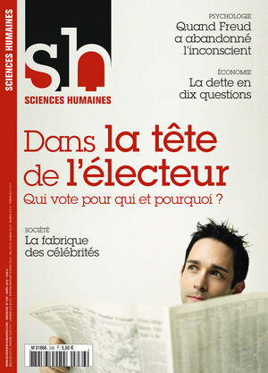Couverture Mensuel Sciences Humaines n°236 : Dans la tête de l'électeur