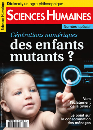 Couverture Mensuel Sciences Humaines n°252 : Générations numériques : des enfants mutants ?