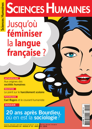 Couverture Mensuel Sciences Humaines n°301 : Jusqu'où féminiser la langue française ?