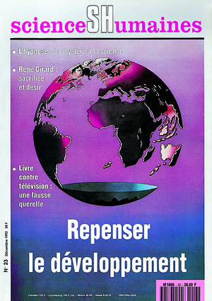 Couverture Mensuel Sciences Humaines n°23 : Repenser le développement