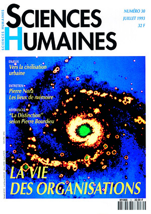 Couverture Mensuel Sciences Humaines n°30 : La vie des organisations