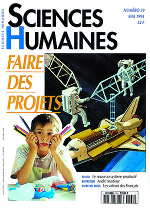 Couverture Mensuel Sciences Humaines n°39 : Faire des projets