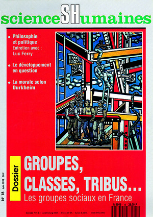 Couverture Mensuel Sciences Humaines n°18 : Groupes, classes, tribus... Les groupes sociaux en France