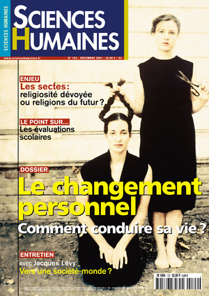 Couverture Mensuel Sciences Humaines n°122 : Le changement personnel