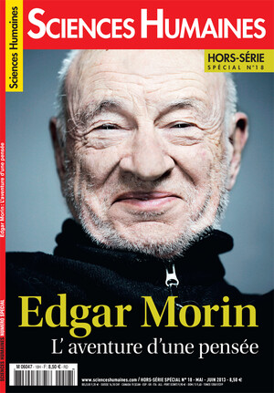 Couverture Hors-séries Sciences Humaines n°18 : Edgar Morin : L'aventure d'une pensée