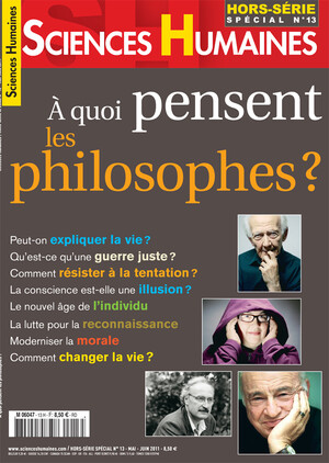 Couverture Hors-séries Sciences Humaines n°13 : À quoi pensent les philosophes ?