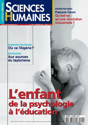 Couverture Mensuel Sciences Humaines n°120 : L'enfant. De la psychologie à l'éducation