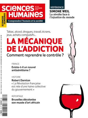 Couverture Mensuel Sciences Humaines n°373 : La mécanique de l'addiction